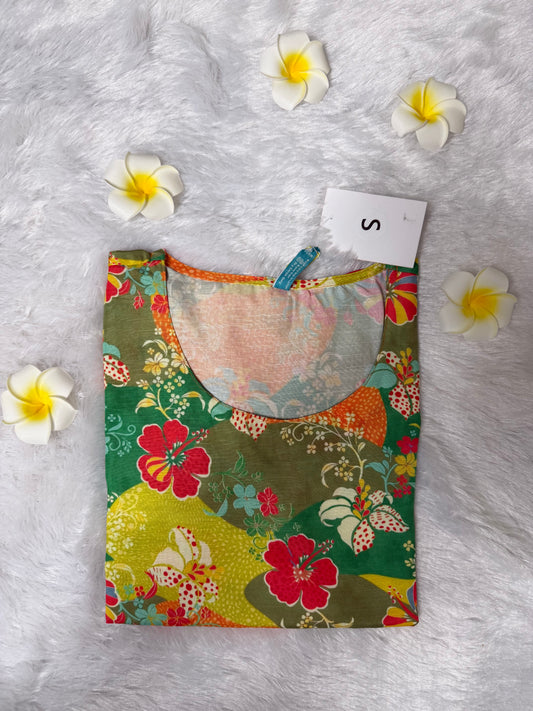 Multicolour Floral Cotton Kurta